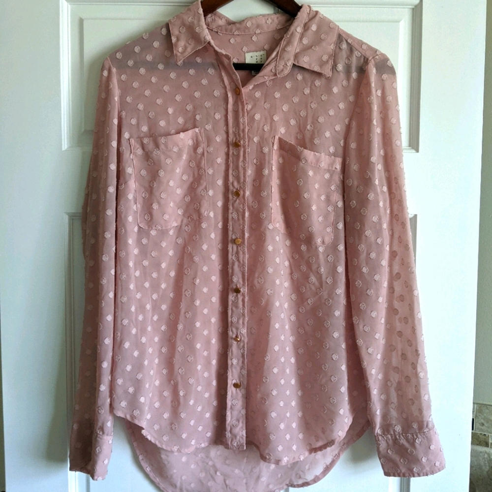 Pale Pink Blouse